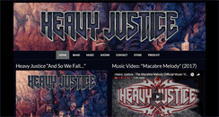 Desktop Screenshot of heavyjustice.com