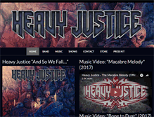 Tablet Screenshot of heavyjustice.com